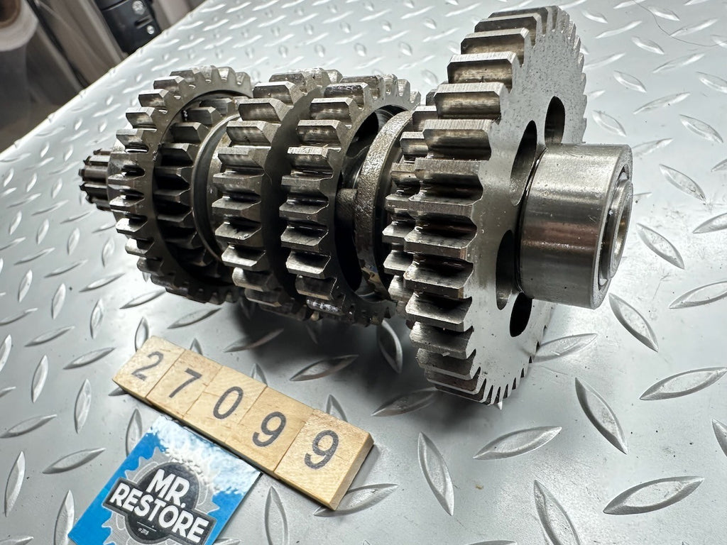 Kawasaki ZX250 ZXR250 CE - Transmission Output Shaft & Gears 13128-1172