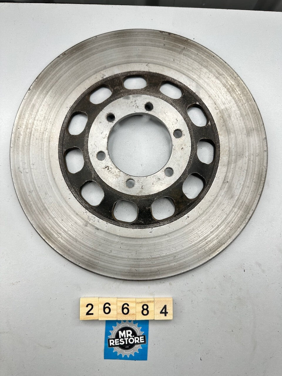 Yamaha RD350LC RD250LC RD400F (Front) SR500 1978-79 OEM (Rear) Brake Disc @4.65m