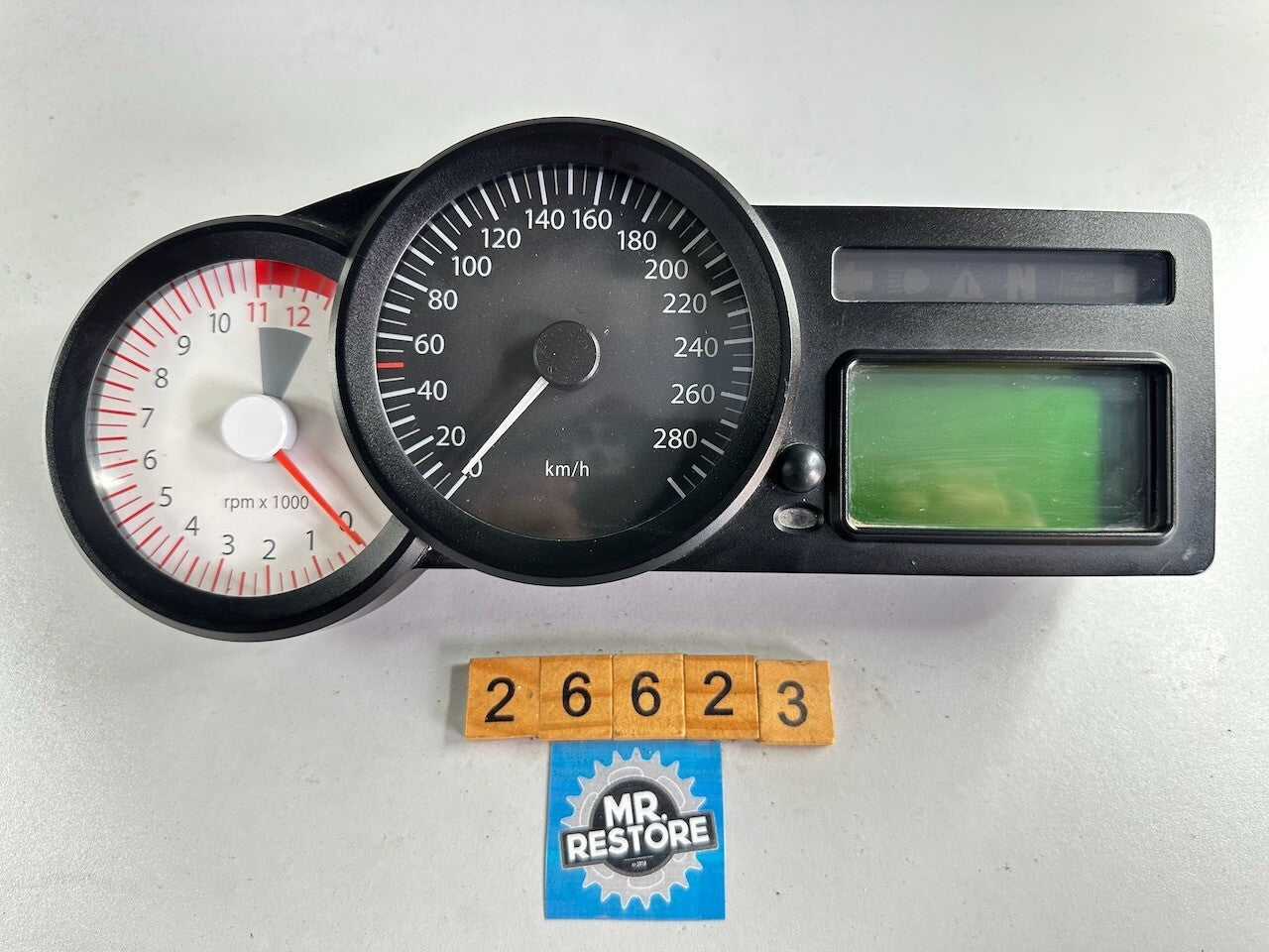 BMW K1200S '03-08' Dash Speedometer Instrument Cluster (KMH) (36,800ks)