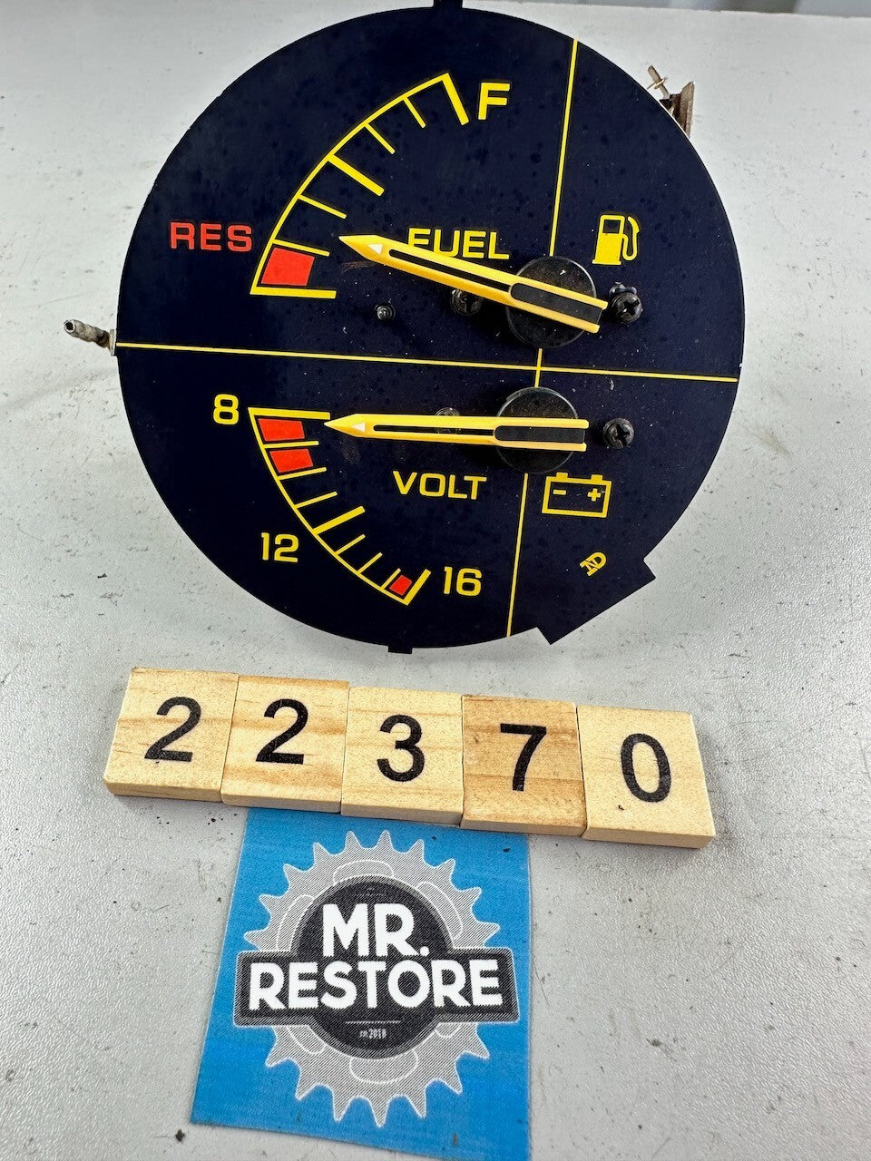 Honda CBX750 Fuel & Volt Meter Gauge