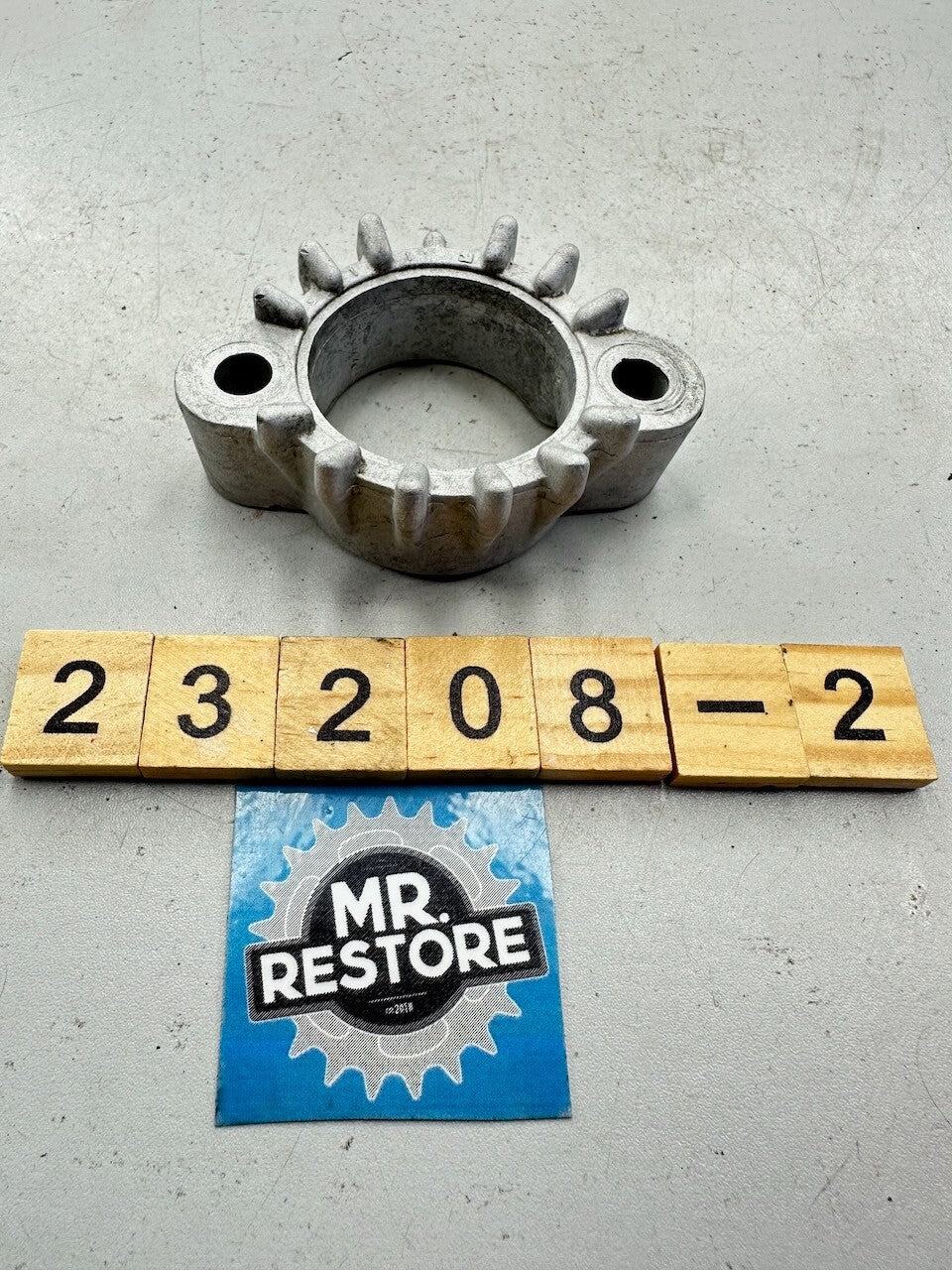 Suzuki GSX400F '81-82' OEM Alloy Exhaust Ring Nut Flange Joint Clamp 14182-34200