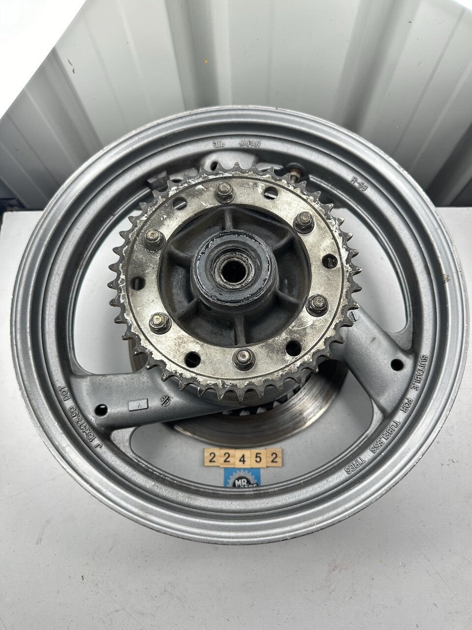 Yamaha FJ1200 Rear Wheel, Sprocket Carrier & Disc 3CV-25338-00-WG (R-58)