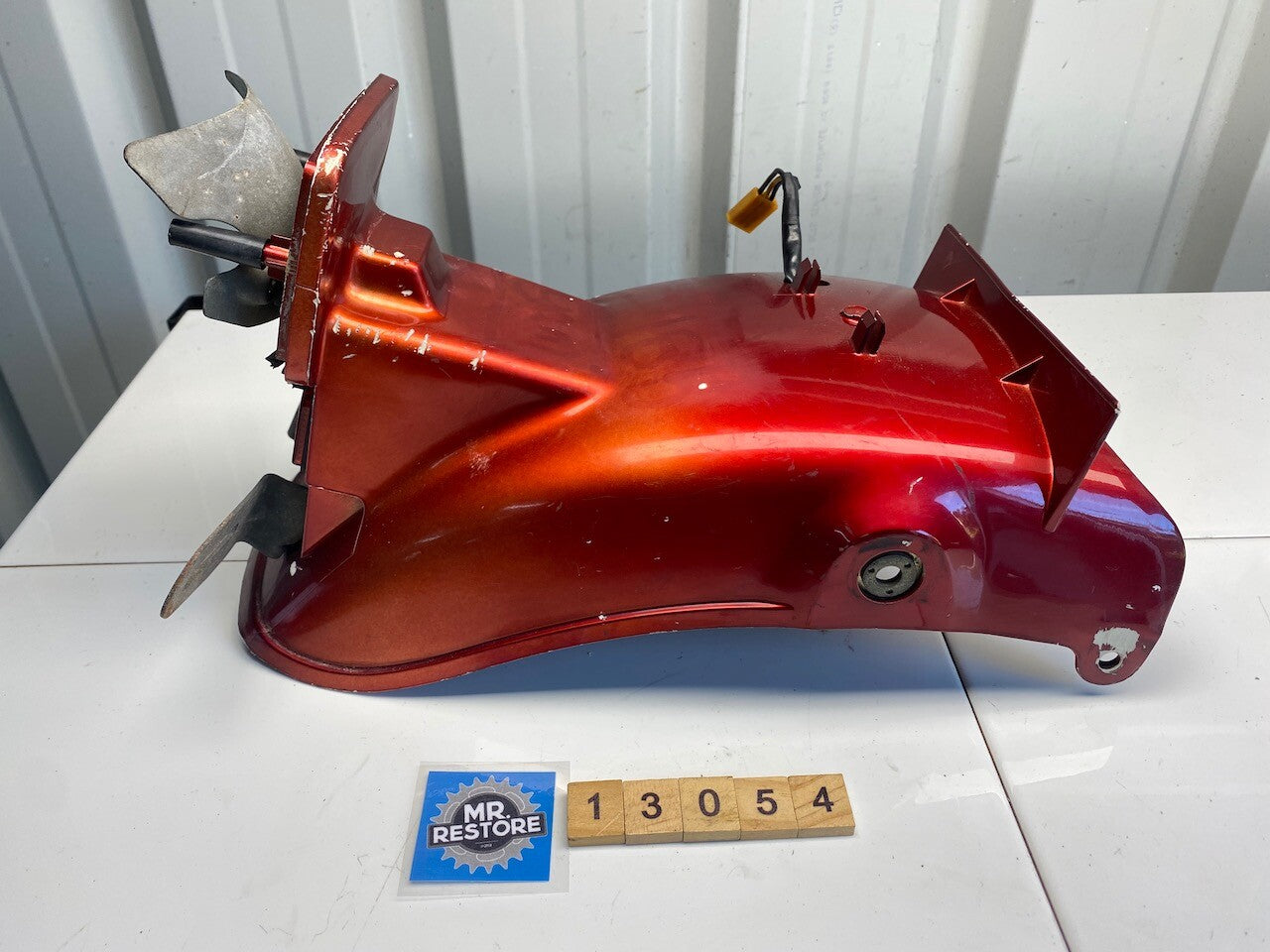 Yamaha SR185 SR125 Rear Fender Guard Registration Plate Holder