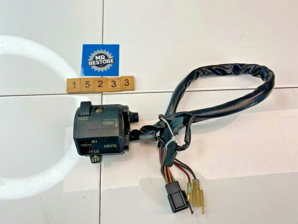 Kawasaki GPX250 L/H Handle Bar Switch & Choke Lever - Hi Lo Turn Horn