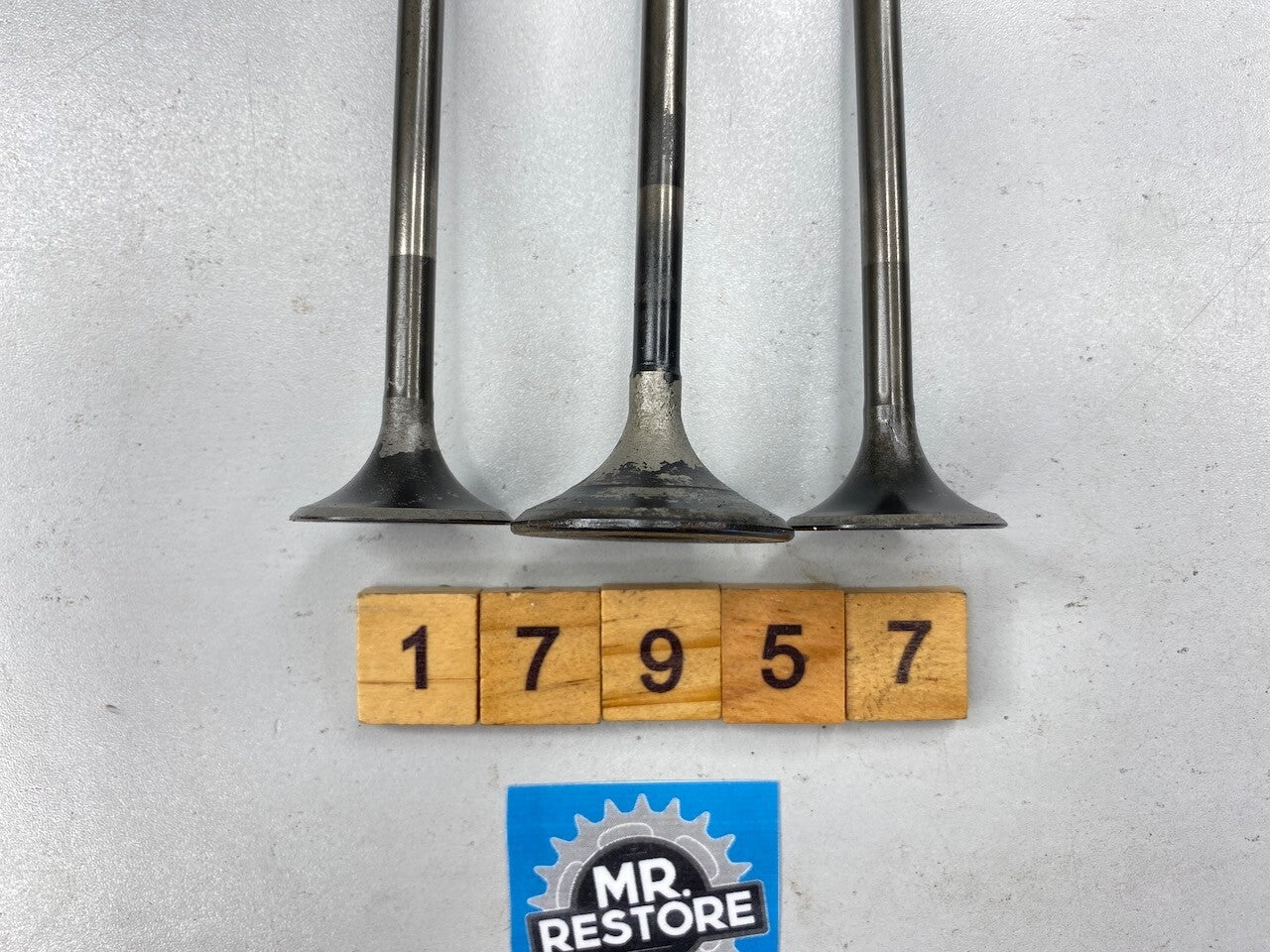 Honda XLV750R Exhaust & Intake Valve Set 14711-MG7 x 2 & 14721-MG7 x 1