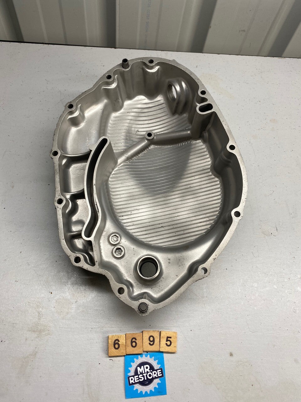 Honda XL 175 Magnesium Engine Side Cover - Vapour Blasted - VMX Classic