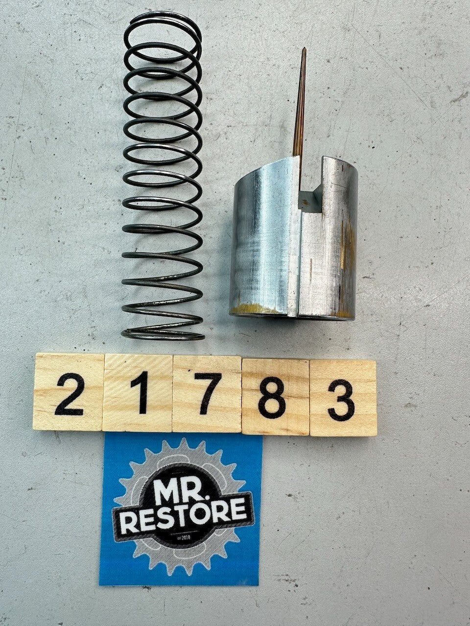 Yamaha TY250 A 1974 Carburetor Throttle Valve Slider, Needle & Spring