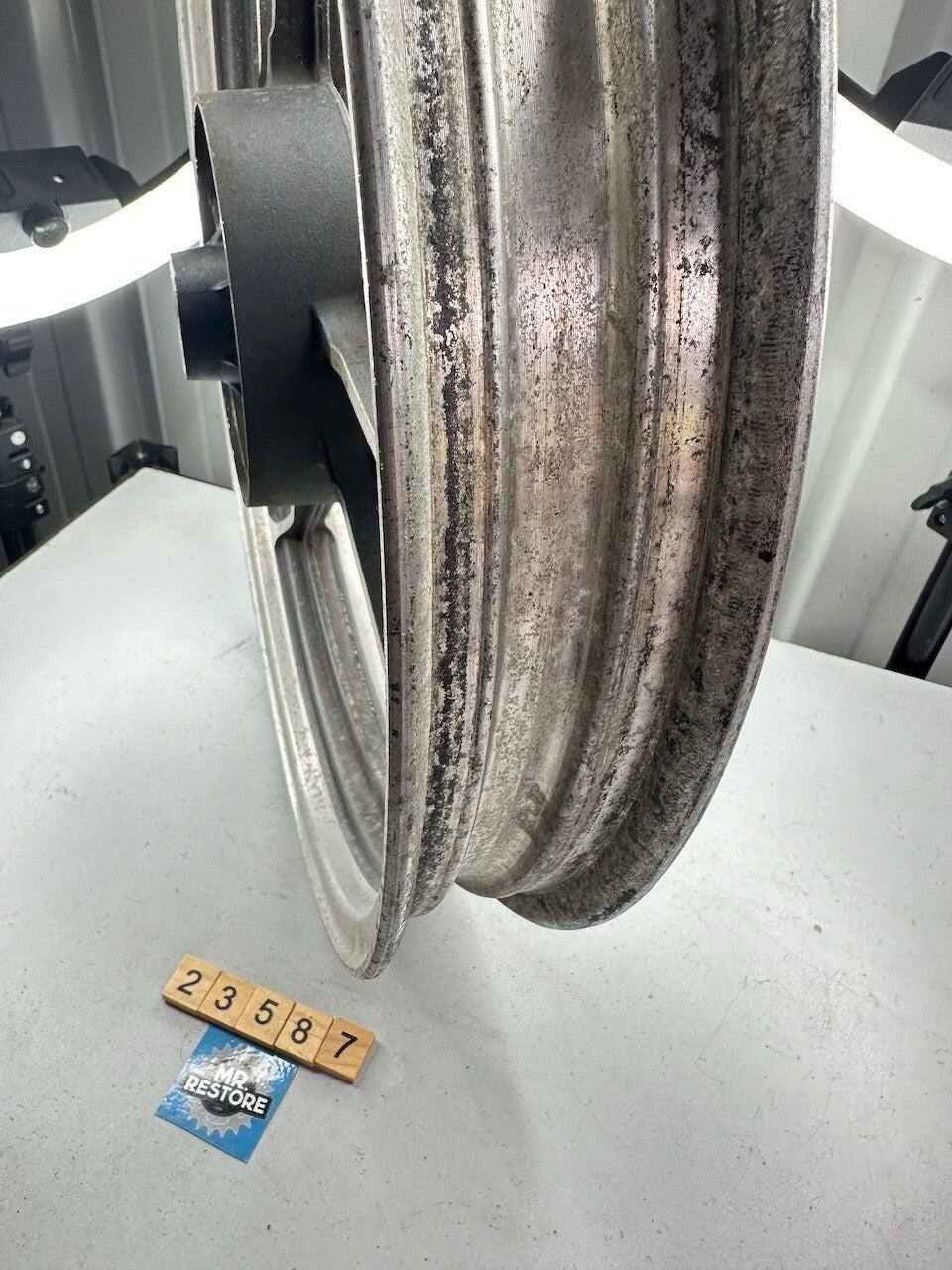 Suzuki GSX250 Rear Wheel 18x2.15 (Dated 1984)