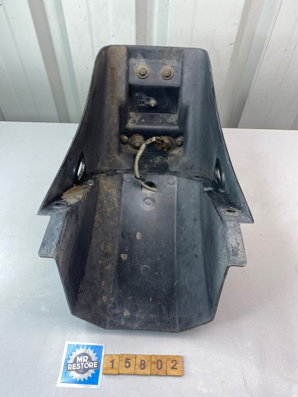 Kawasaki GPX250 Rear Under Fender Mudguard Reg Plate Holder & Light 35023-1227