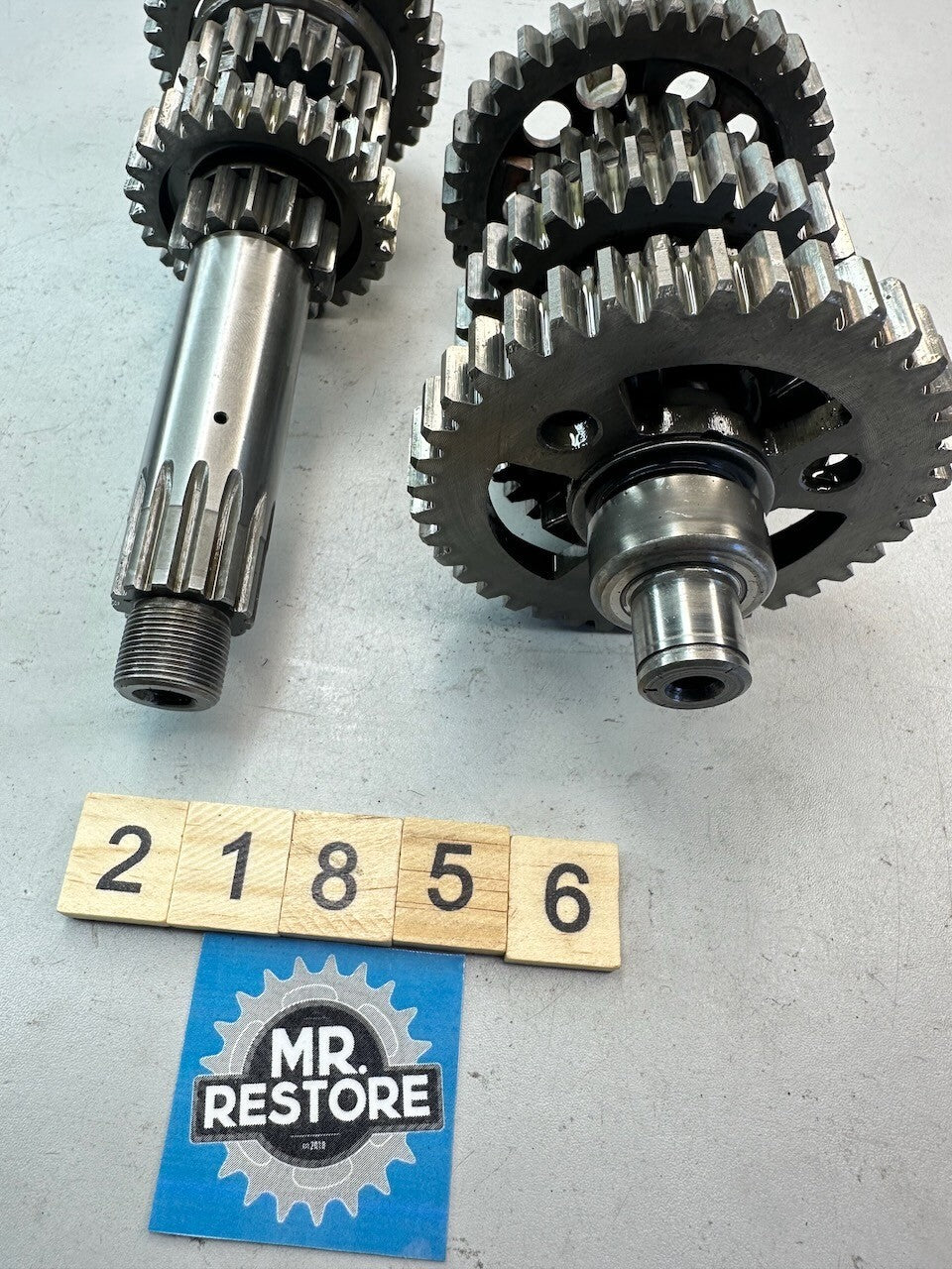 Yamaha TY250 A 1974 Transmission Gears & Shafts 434-17411  434-17421