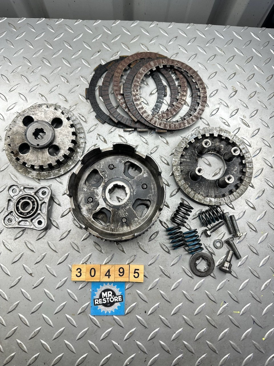 Honda XR75 1973-76 Clutch Assy. 22100-116  22121-115-010  22121-115-010