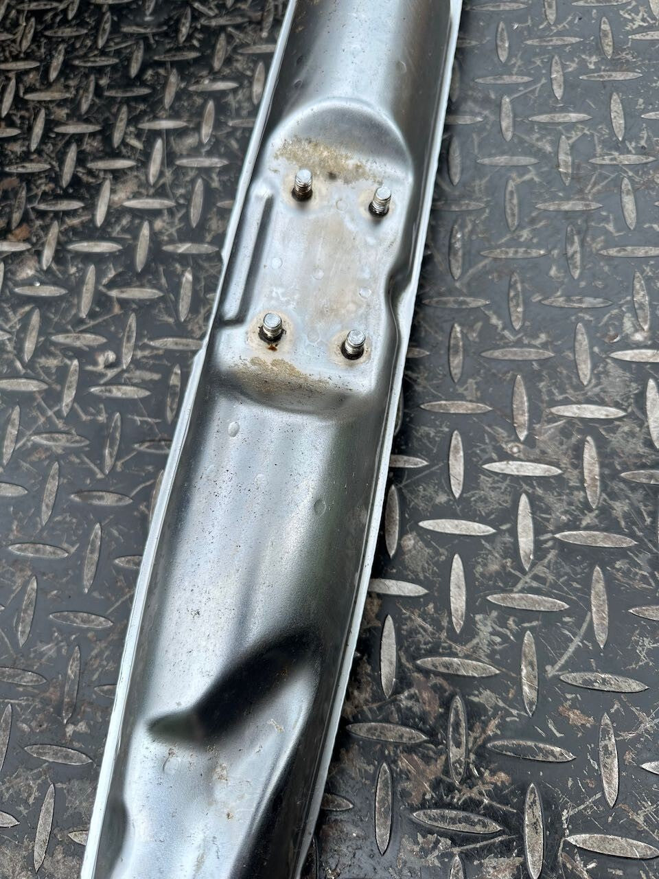 Suzuki GT250 L/H Exhaust Pipe Silencer Muffler & Baffle
