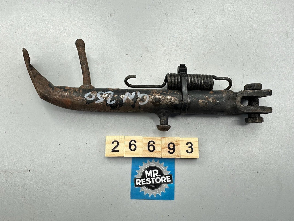 Suzuki GN250 Side Stand, Spring & Bolt