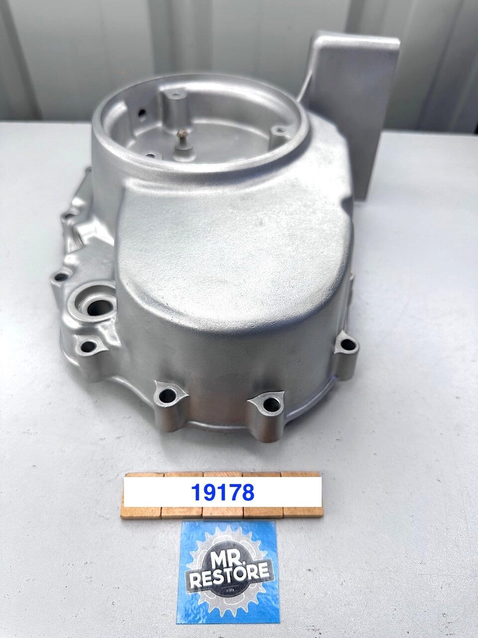 Kawasaki KZ1300 Z1300 Engine Case Mission Side Cover - Vapour Blasted