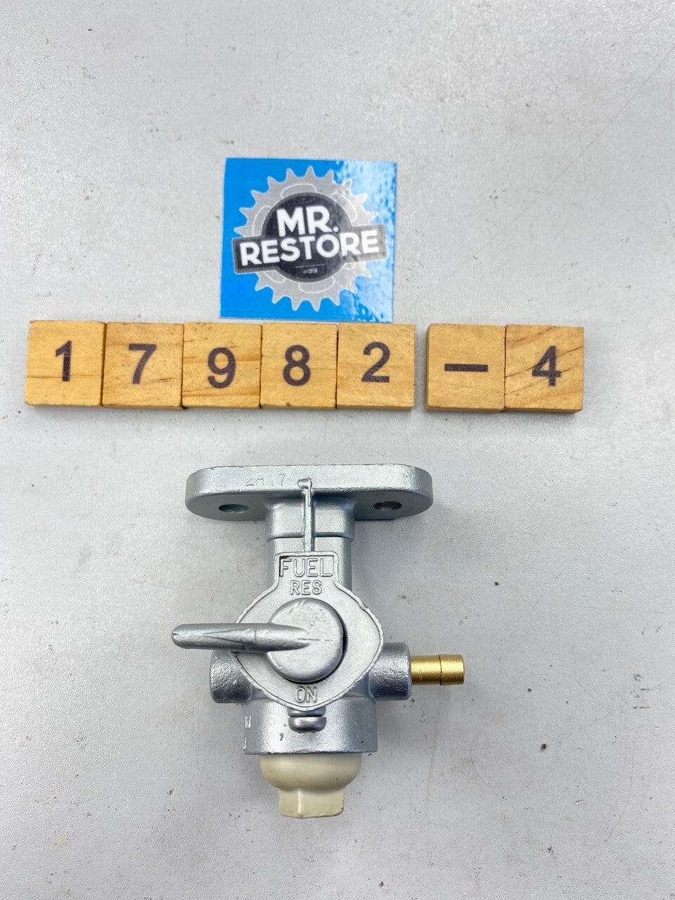 Suzuki DR250 DR350 OEM Fuel Tap - Vapour Blasted
