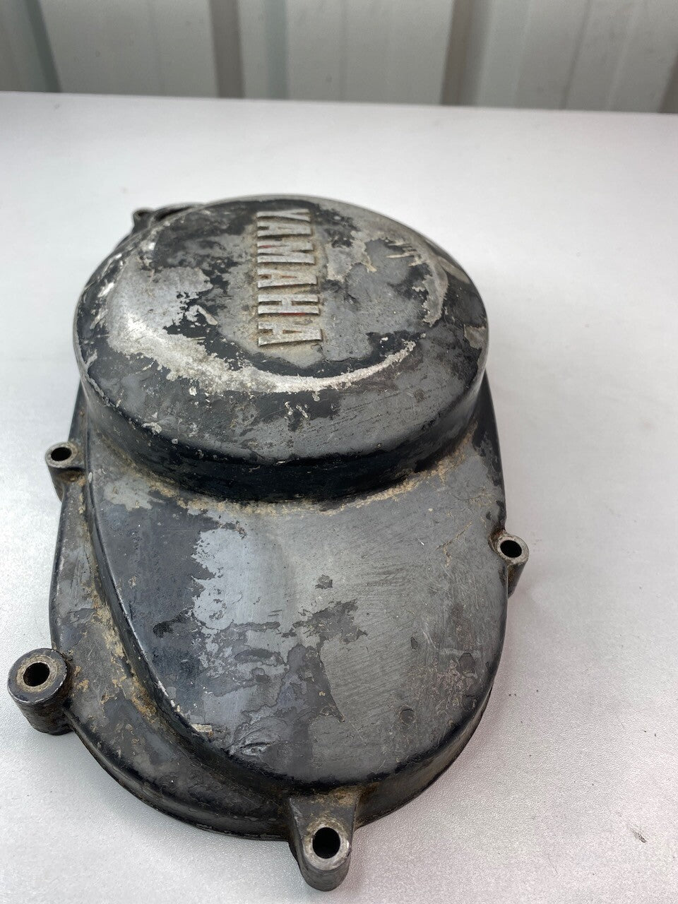 Yamaha YZ50 G H 1980 3R0 Clutch Side Cover (has been repaired)