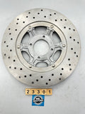 Honda CB550 CB500 CB450 Four OEM Drilled Left Front Disc with 6.59mm Remaining