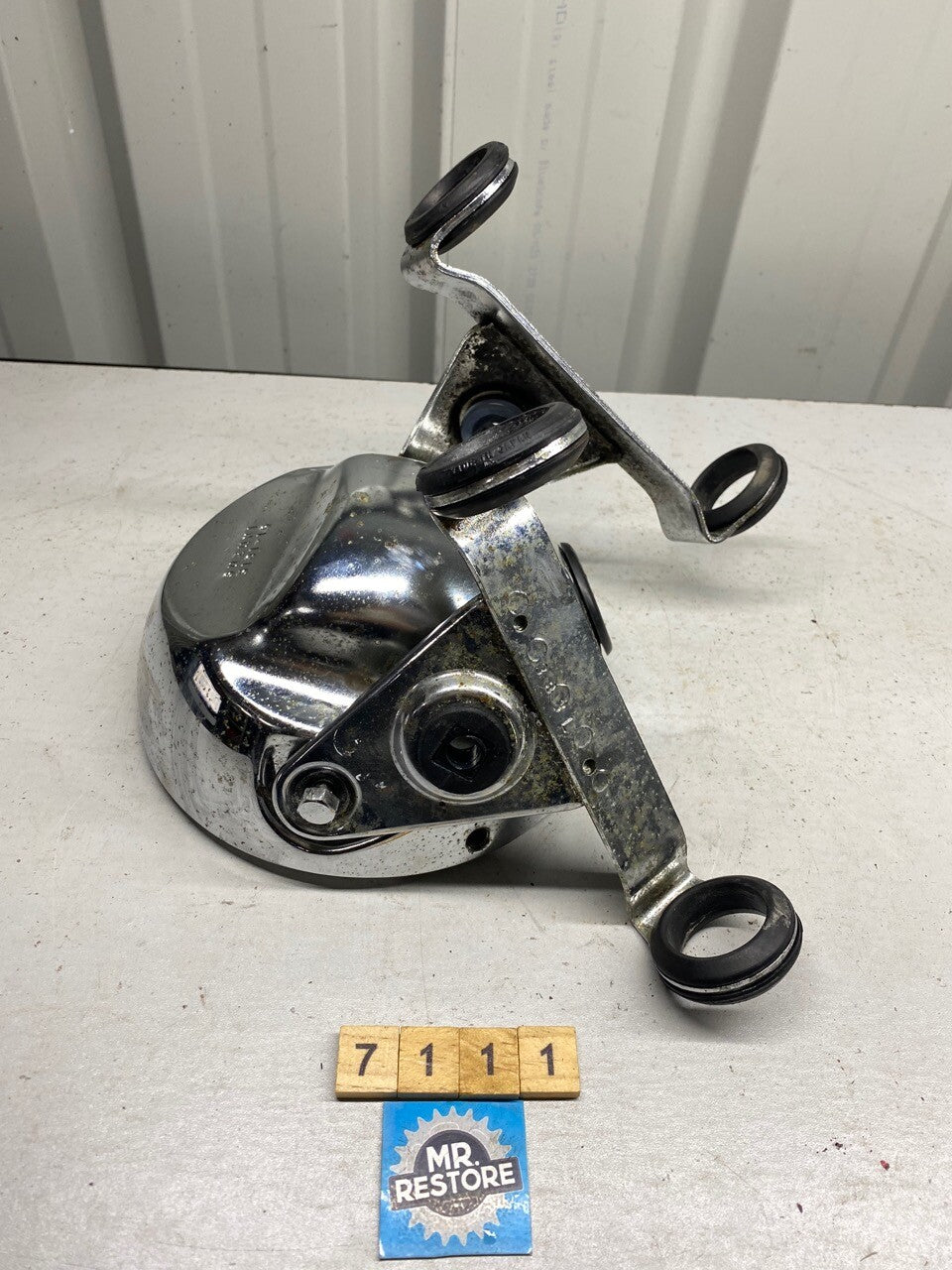 Suzuki GN250 GN400 Chrome Headlight Bowl & Brackets OEM