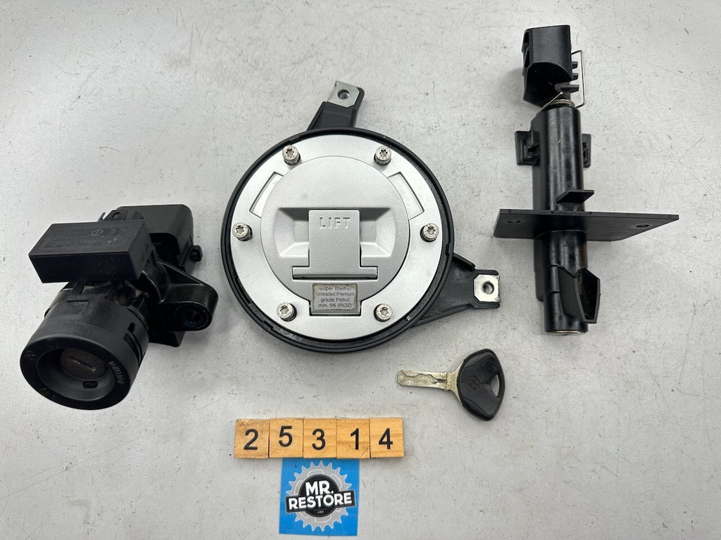 BMW K1300R K1300S Lock Set / Filler Cap / Ignition / Seat Lock Latch / Antenna