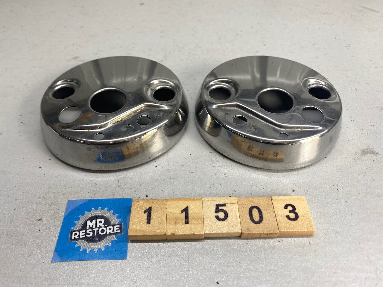 Honda CB200 Clocks Meter Chrome Rear Covers