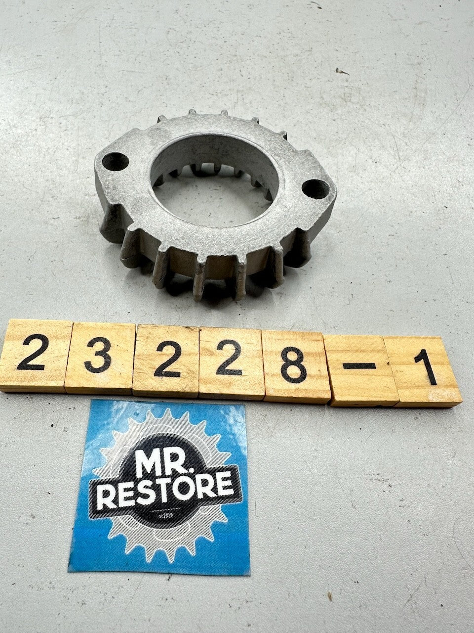 Laverda 1200 1000 OEM Alloy Exhaust Ring Nut Flange Joint Clamp 30620110