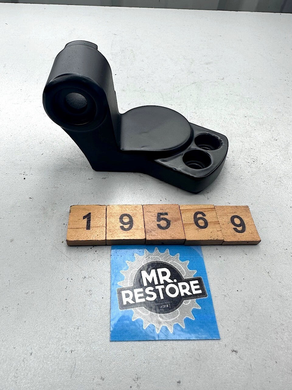 Kawasaki EX250 Ninja 1986-87 R/H Handlebar Holder (repainted in black)