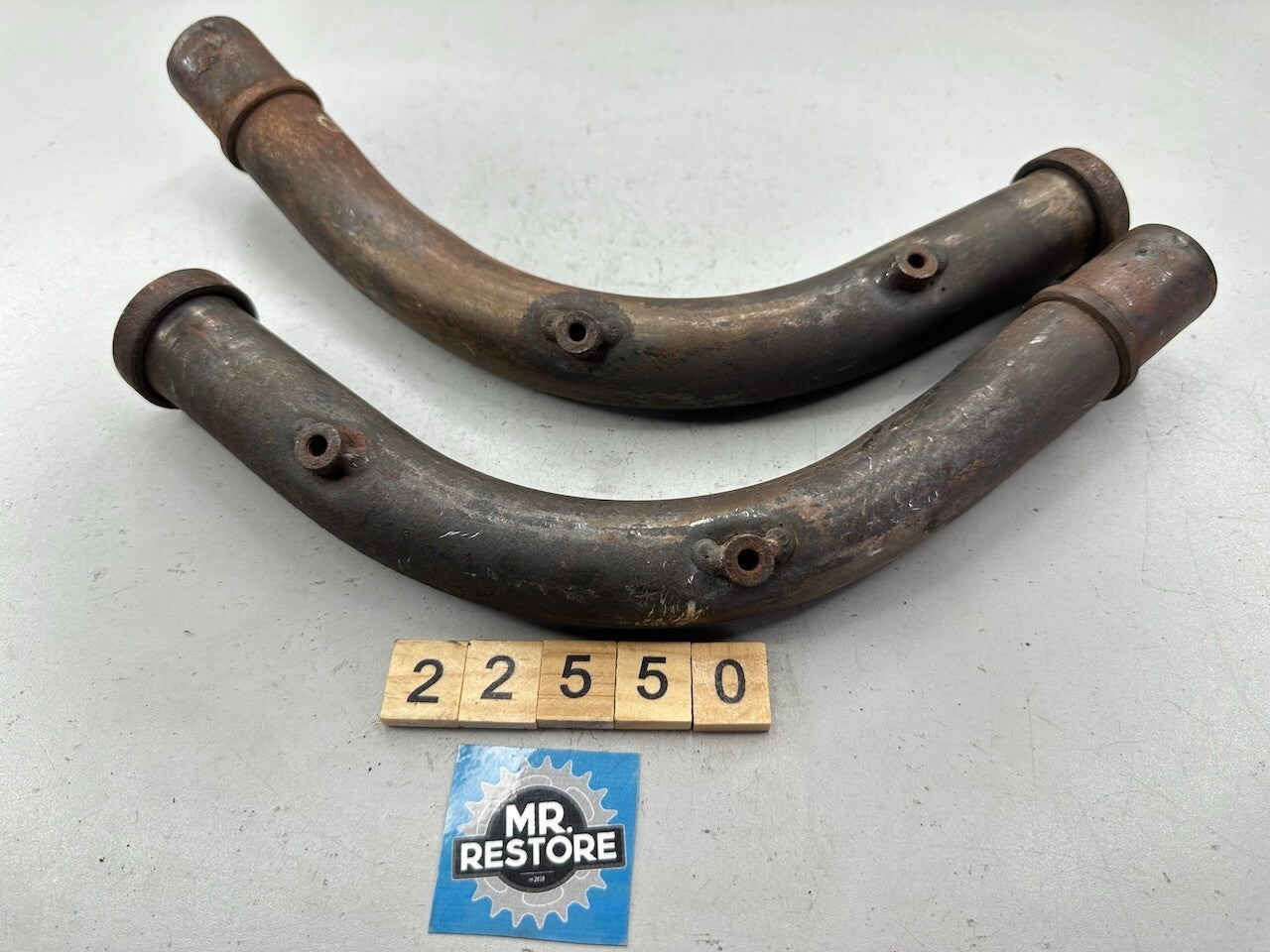 Honda VF750 VF700 Exhaust Manifold Pair 18420-MB2-003  18370-MB2-003