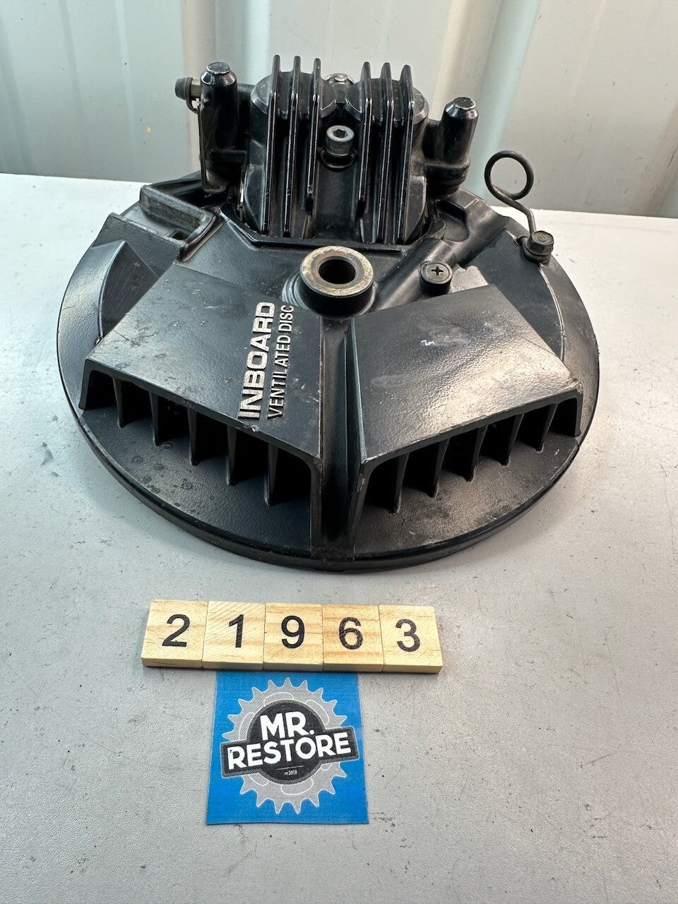 Honda VT 250F "In Board Ventilated Disc" Brake Caliper & Plate