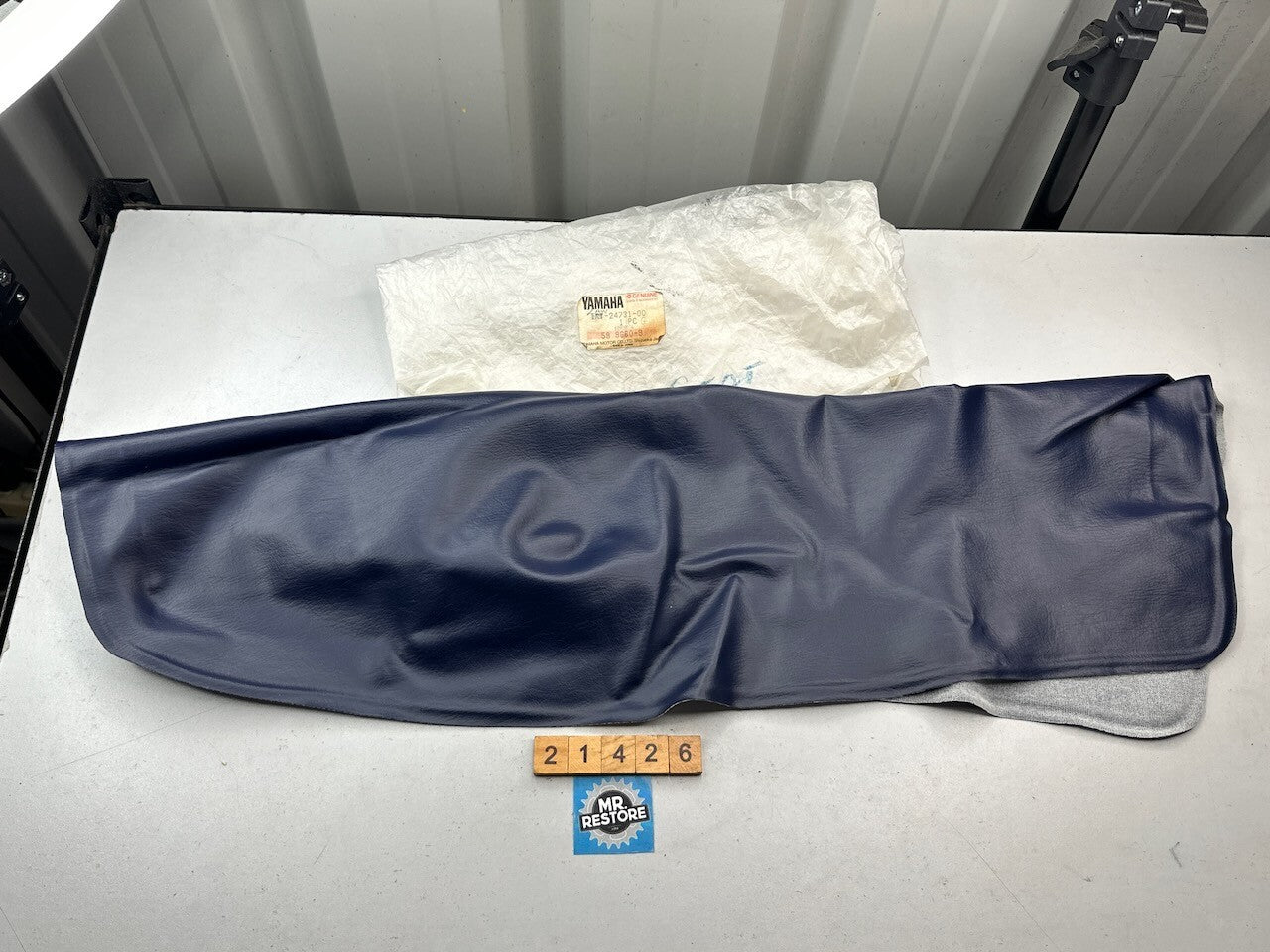 Yamaha TZR250 1986-88 1KT 2MA Genuine NOS Blue Seat Cover 2AW-24731