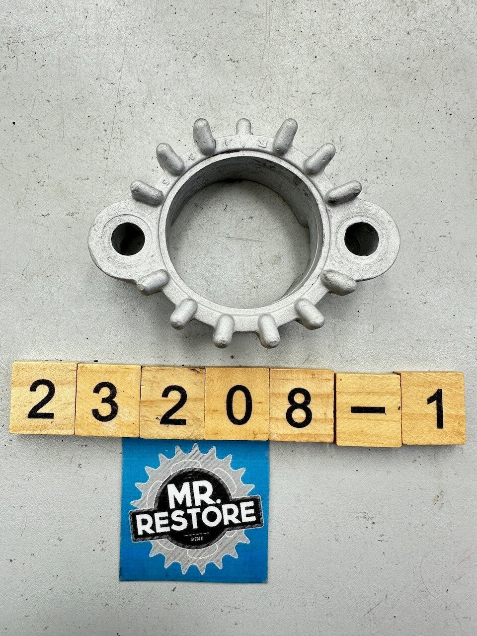 Suzuki GSX400F '81-82' OEM Alloy Exhaust Ring Nut Flange Joint Clamp 14182-34200