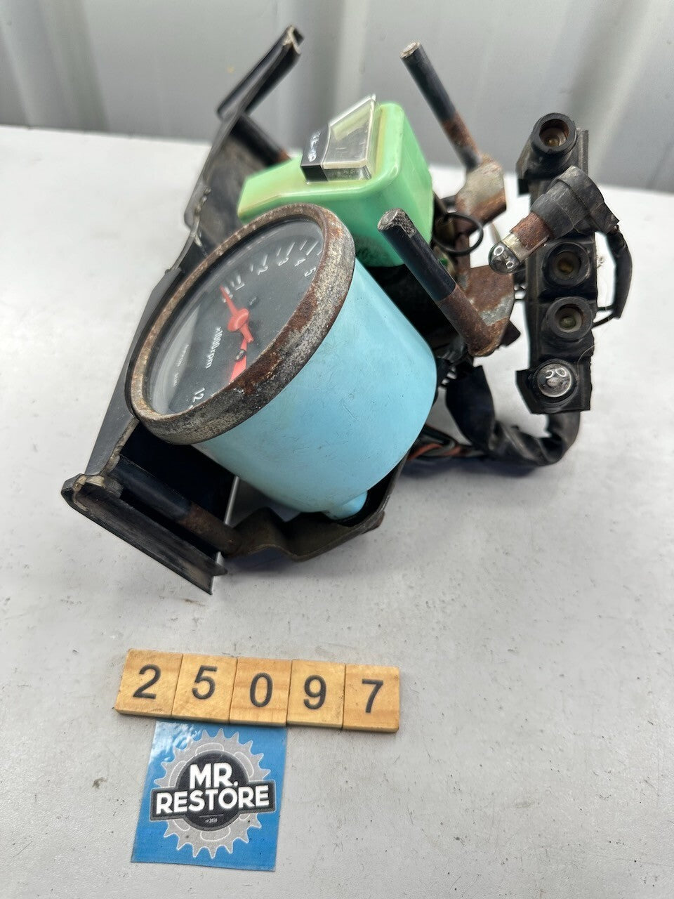 Honda CX500 Tachometer, Fuel Gauge & Mount Bracket