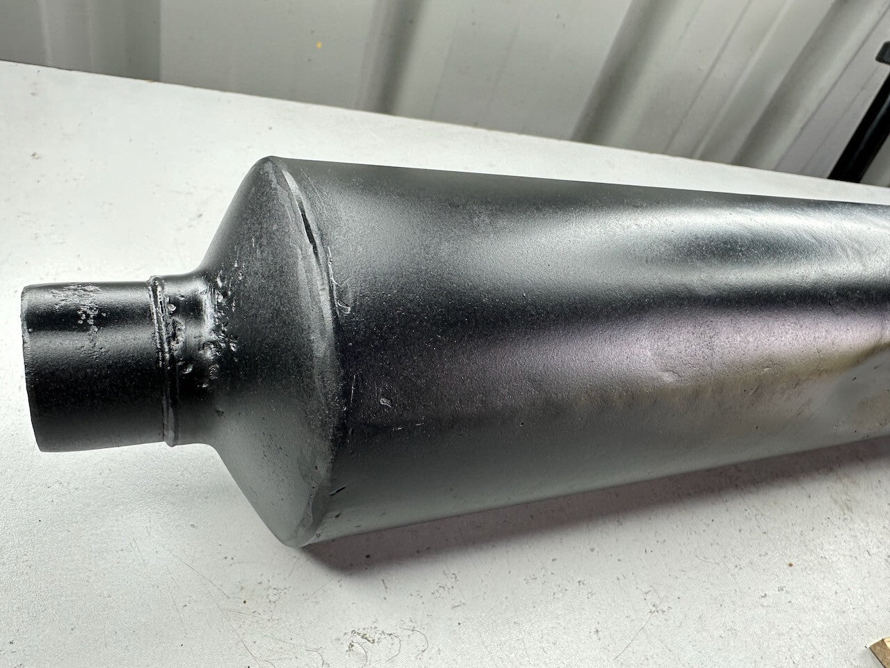 Suzuki PE250 OEM Exhaust Silencer (re-painted)