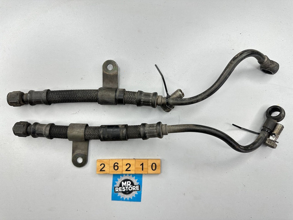 Suzuki GSX550 GSX500 Pair of Oil Cooler Hose Line Pipes