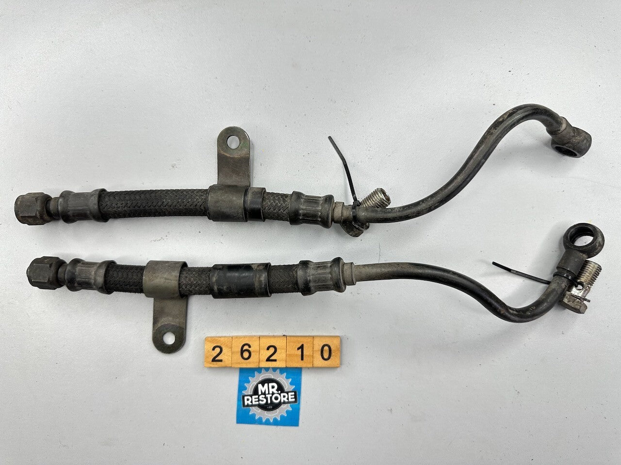 Suzuki GSX550 GSX500 Pair of Oil Cooler Hose Line Pipes