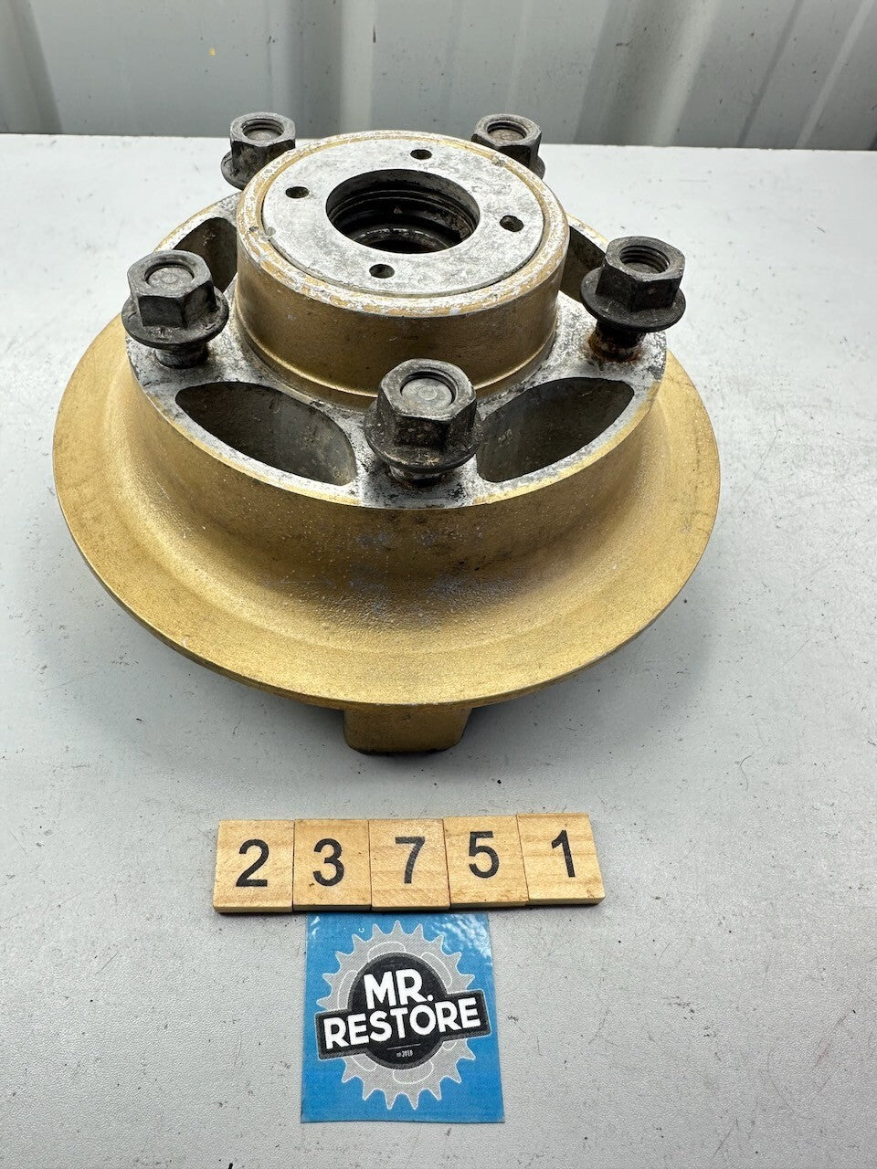 Honda CB900 Boldor CB750F CBX1000 Rear Wheel Hub Sprocket Carrier (OEM Gold)