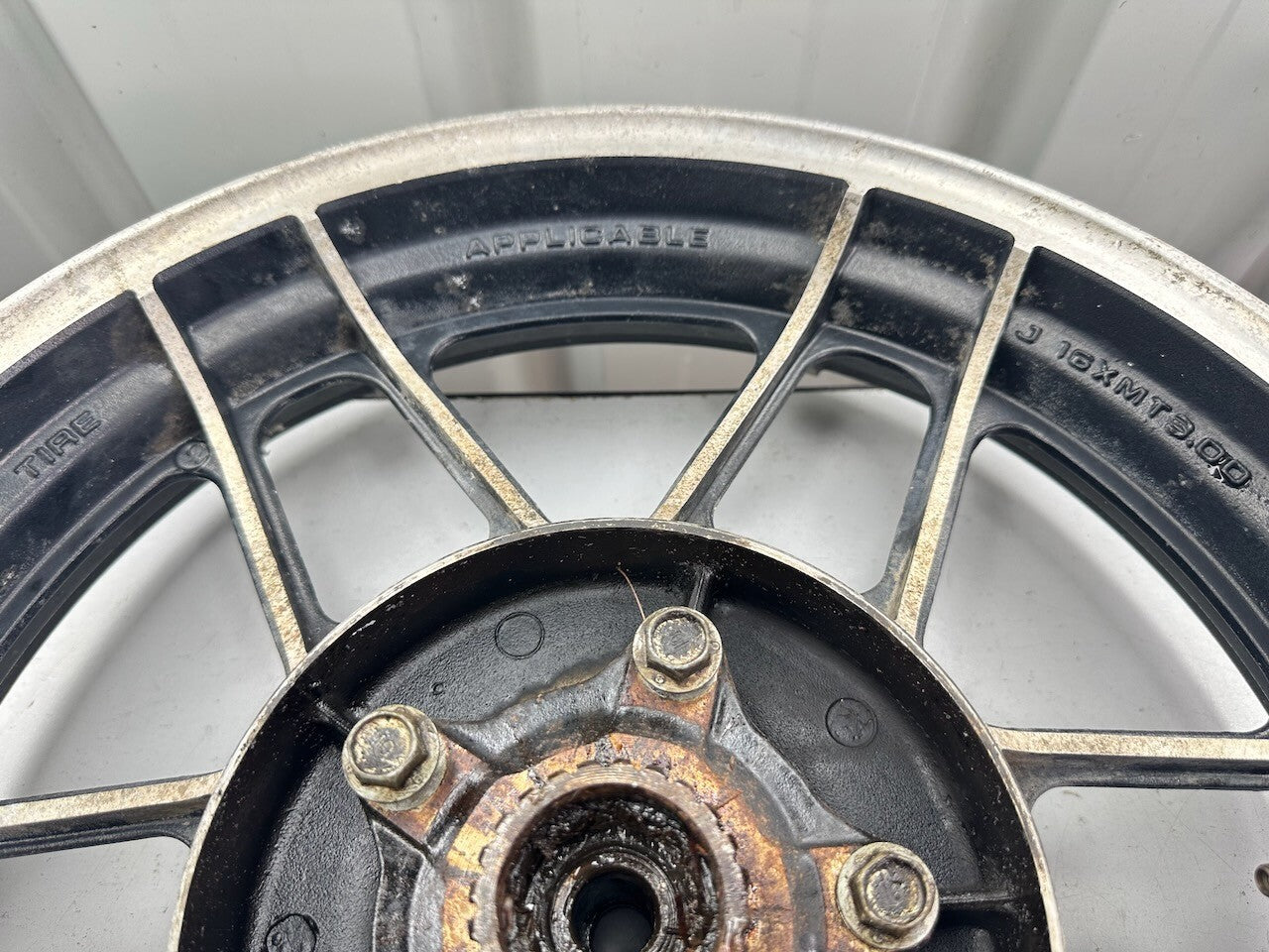 Honda Nighthawk CB650SC VT500 Shadow 1984 16 x 3.00 Rear Wheel Rim (68M)