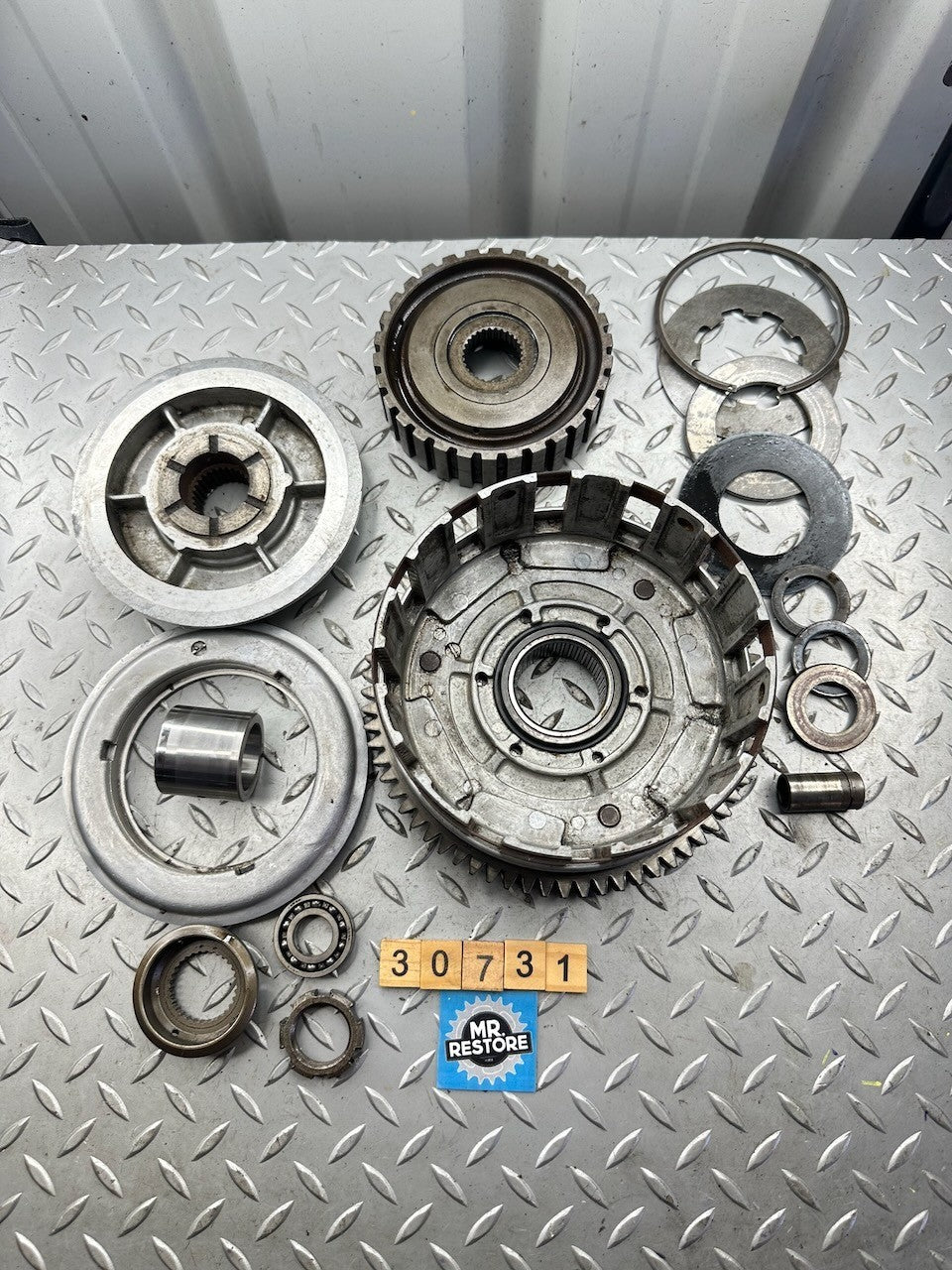Honda VF1000 R F 84-86 Clutch Assy & parts 22100-MB6-680 22120-MB6-003 22131-MB6