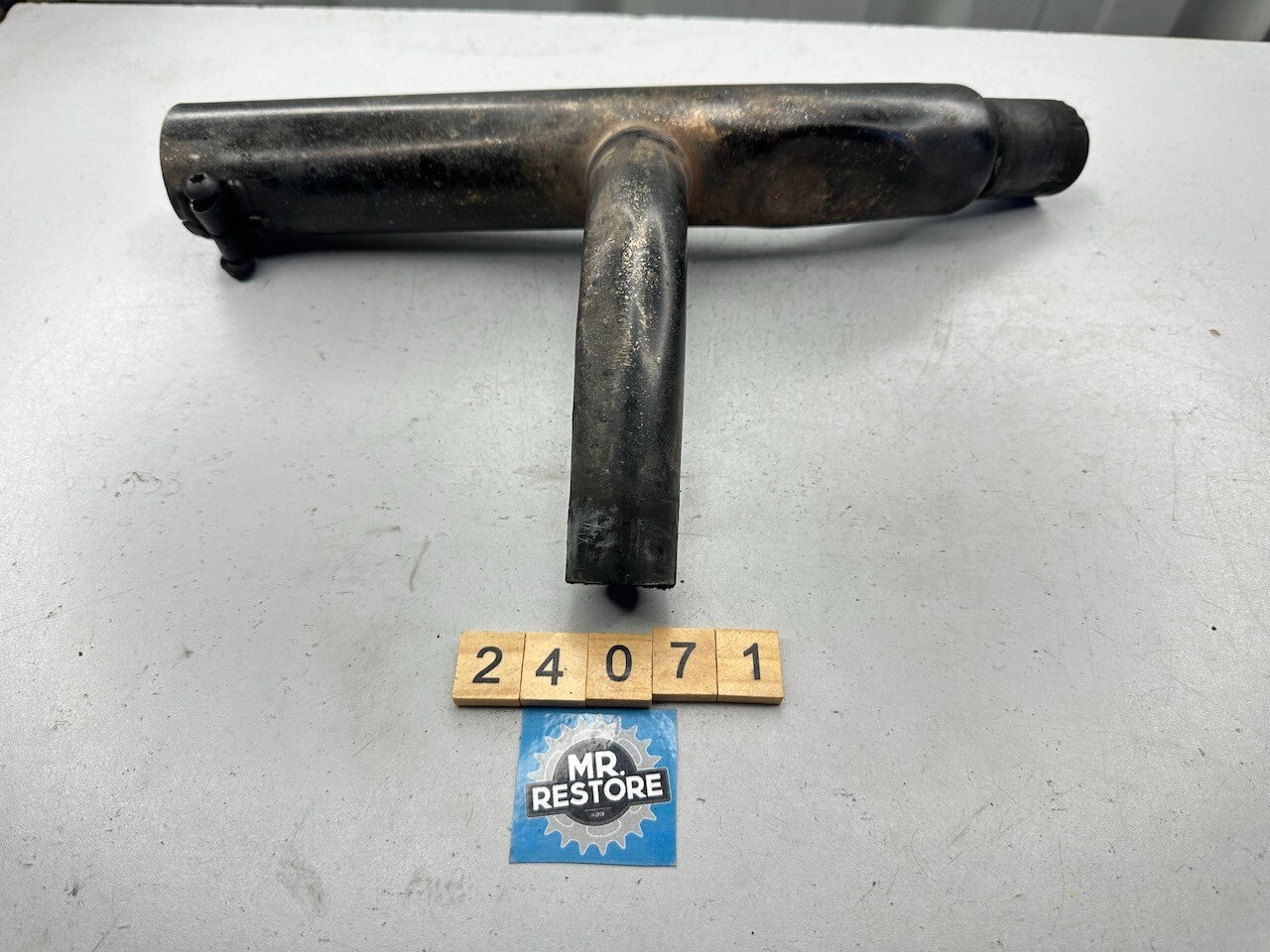 Triumph Speed Triple T300 - OEM L/H Exhaust Downpipe Header