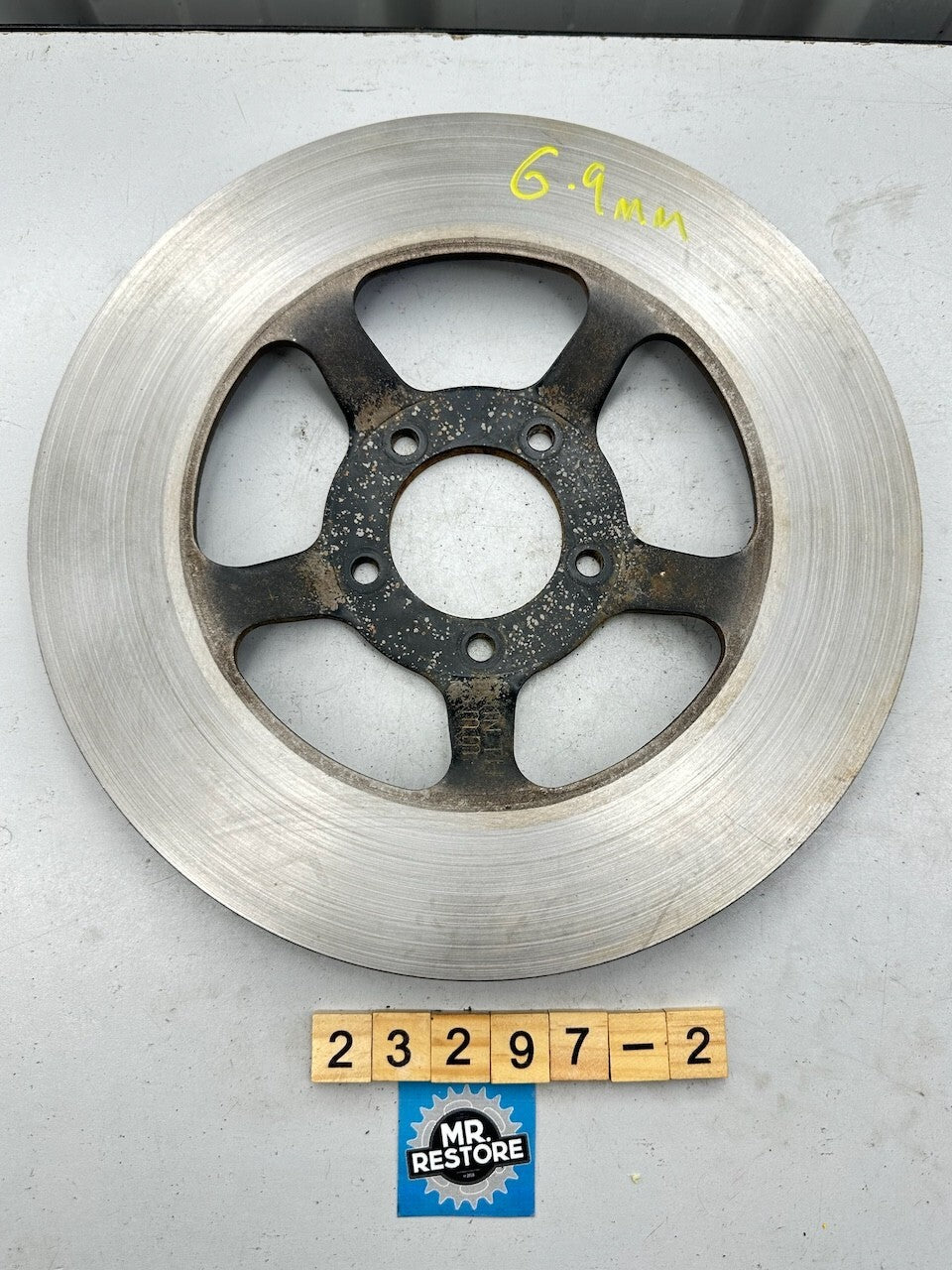 Honda CX500 OEM (7.mm Type) Front Disc With 6.9mm Remaining