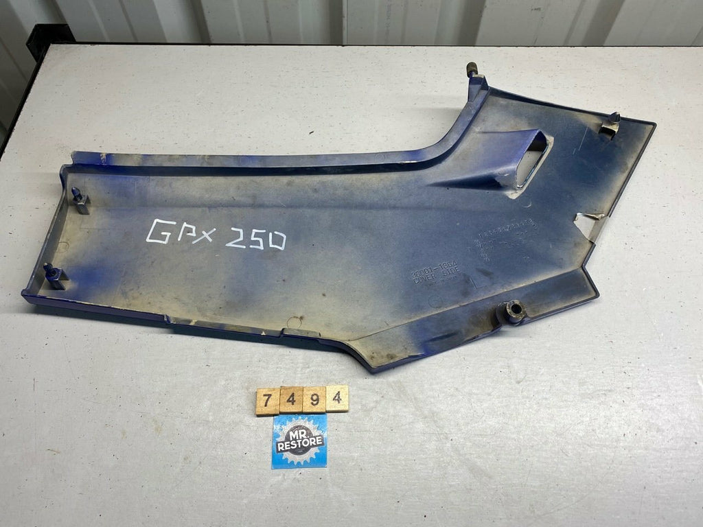Kawasaki  EX250 GPX250 LH Panel 36001-1364 Blue