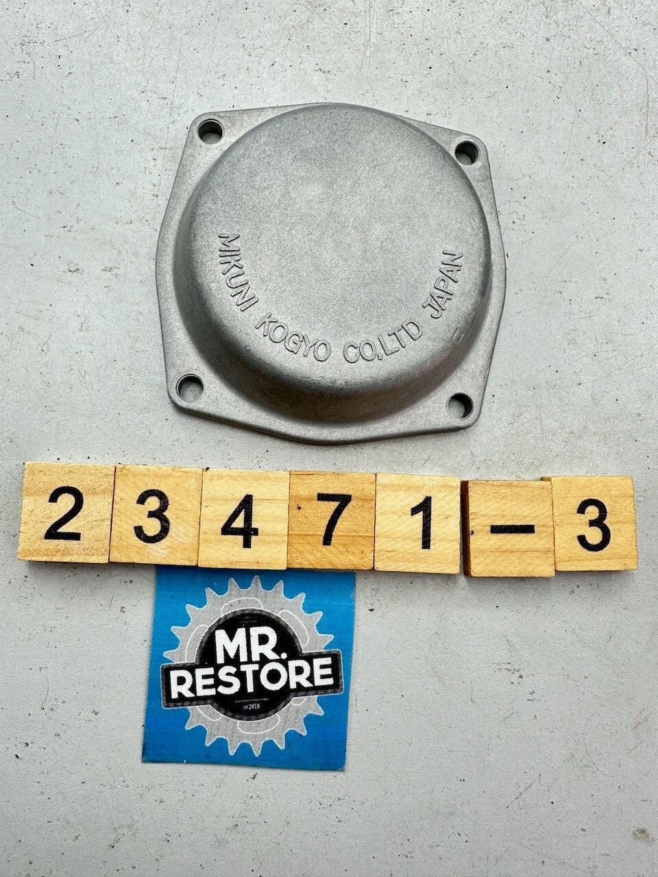 Suzuki GSX1100 ET EX '80-81' Mikuni Carburettor Lid Cover Top