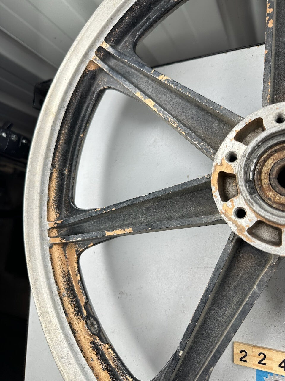 Yamaha 19 x 1.85 Enkei Vintage Front Alloy Wheel (RD XS ?)