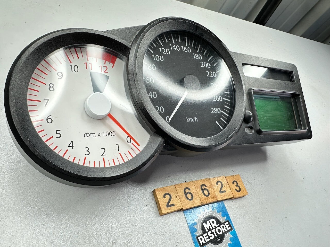 BMW K1200S '03-08' Dash Speedometer Instrument Cluster (KMH) (36,800ks)