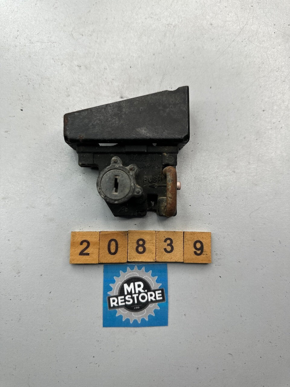 Kawasaki Z440 KZ440 Z400 KZ400 Z250 KZ250 Helmet Lock & Bracket (no key)
