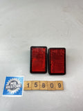 Kawasaki GPX250 EX250 Rear Fender Side Reflectors OEM Stanley Pair
