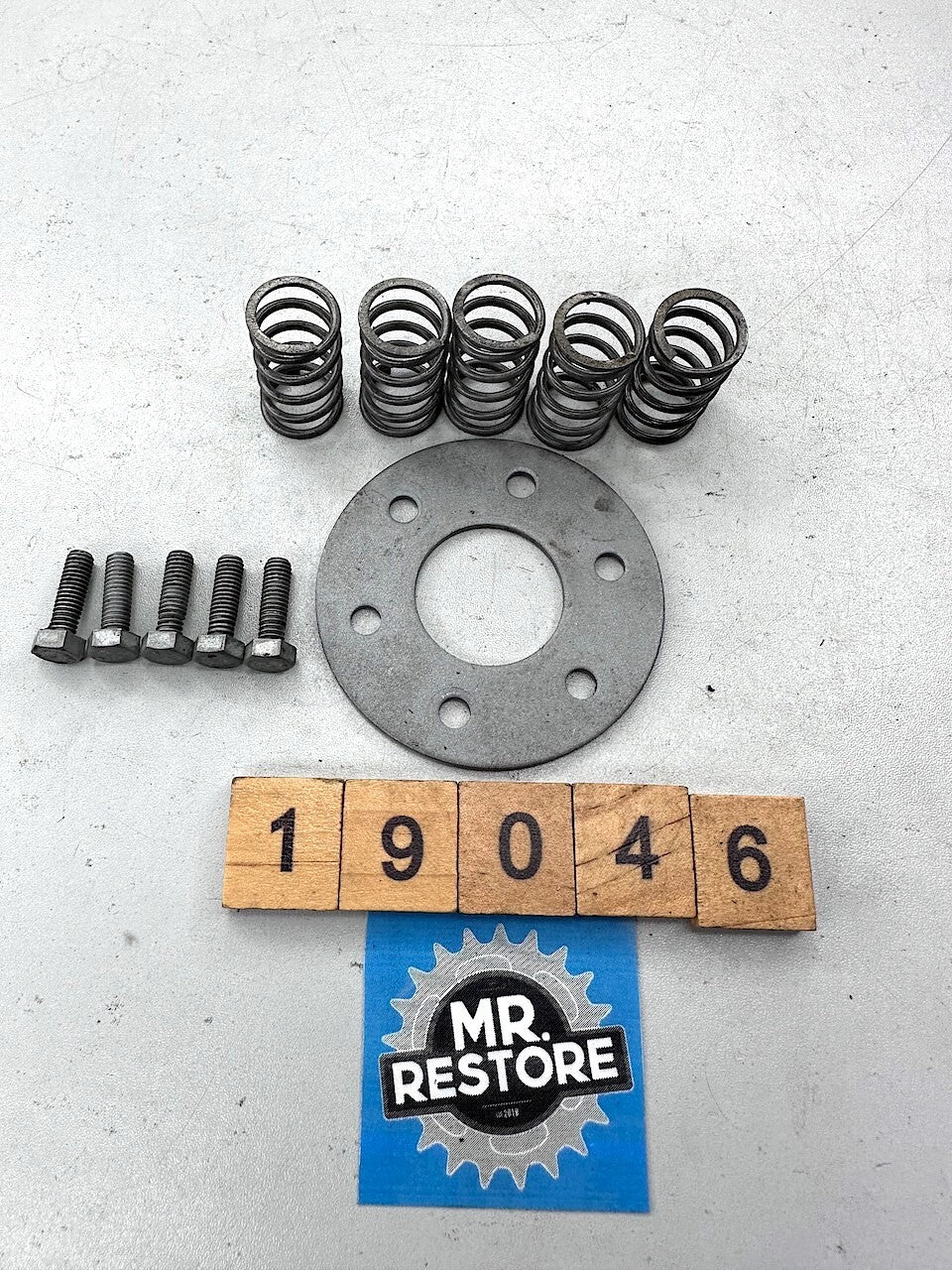 Kawasaki KX80 KX60 Clutch Springs, Bolts & Plate