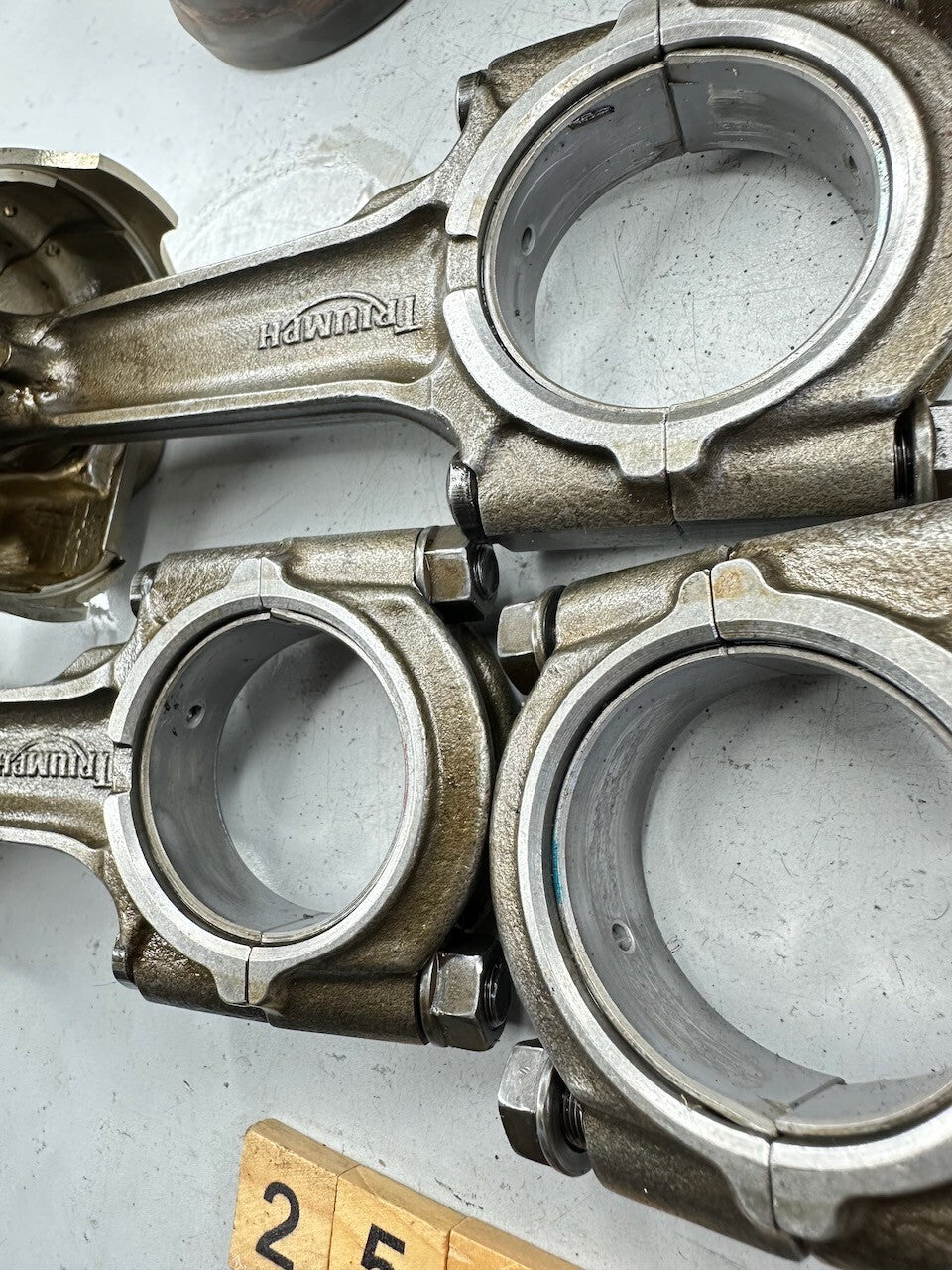 Triumph Speed Triple T300 Pistons, Con Rods & Cylinder Liners at std. 76mm