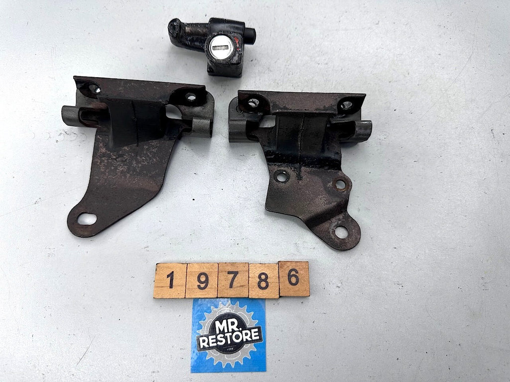 Honda CB1000 CB900 CB750 Left & Right Seat Bracket Stays & Helmet Lock (no key)