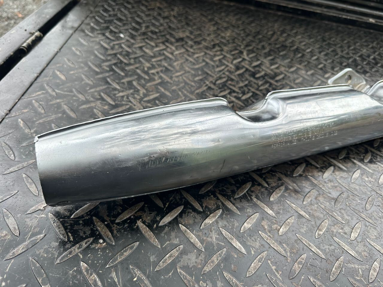 Suzuki T250 R/H Exhaust Pipe Silencer Muffler & Baffle