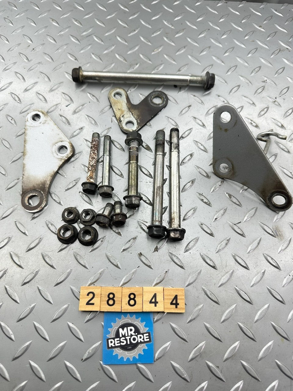 Honda CBF250 Engine Frame Bracket Plates Mounts + Bolts